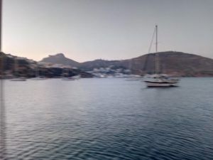 Лерос, греческий остров в Эгейском мореплавания